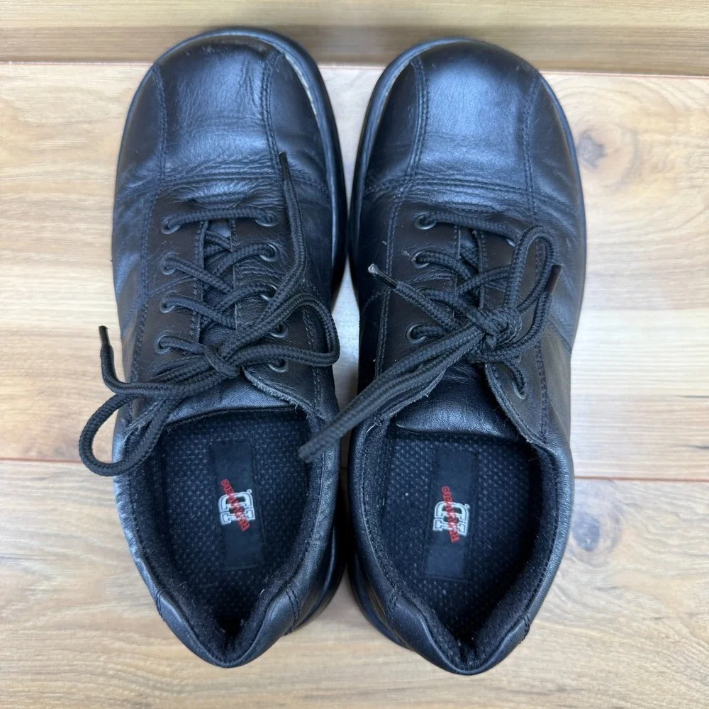 ID‎ Required Y2K Chunky Oxfords Mens 6.5 Black Dawson Leather Square Toe